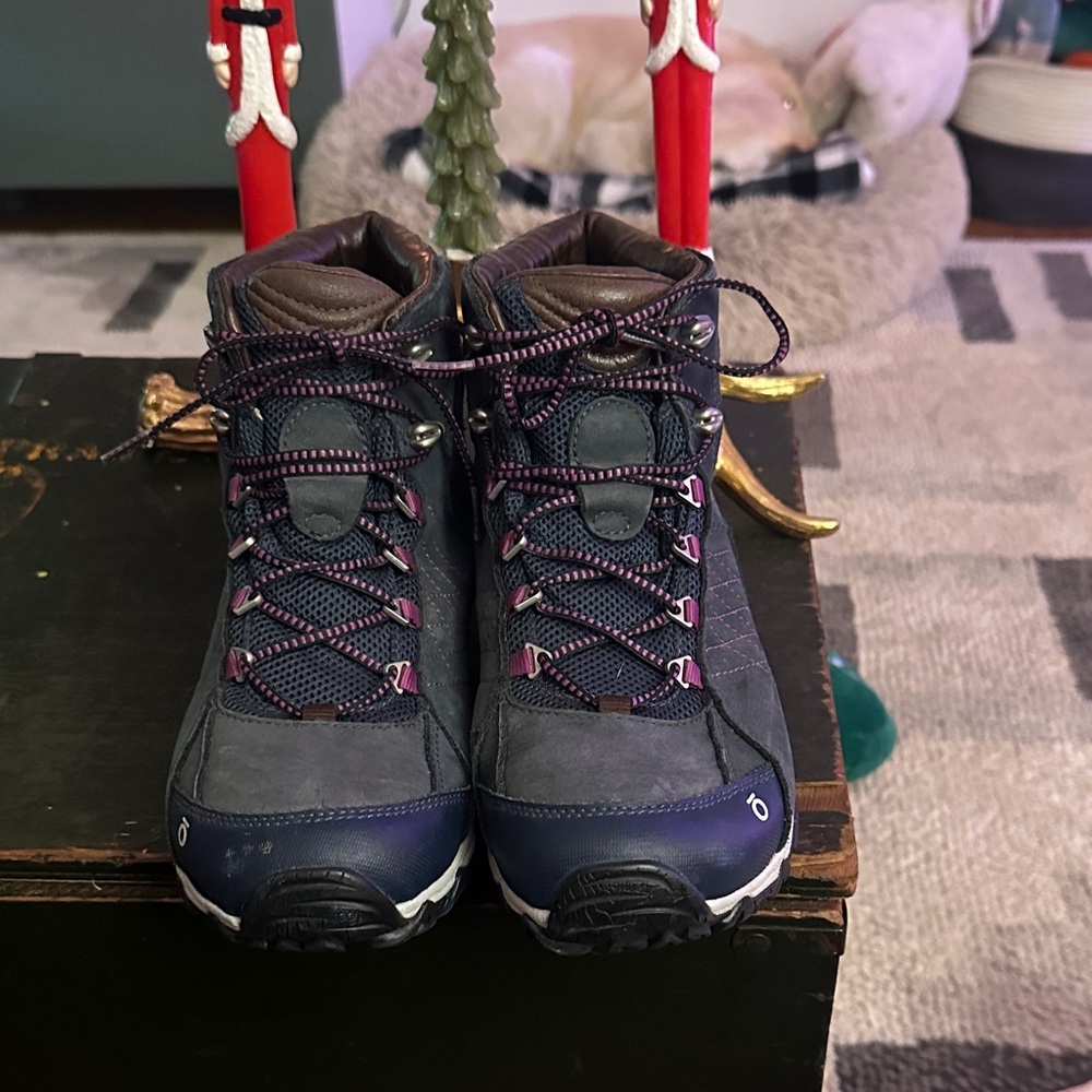 Women's Winter & Rain Boots - Blue and Purple
